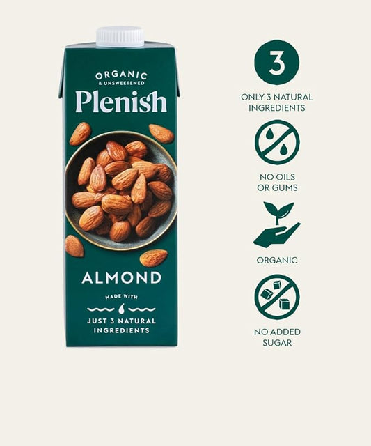 Plenish Unsweetened Organic Almond Milk