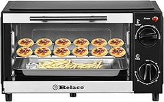 Belaco BTO-109N Mini 9L Toaster Oven Tabletop Cooking Baking Portable Oven