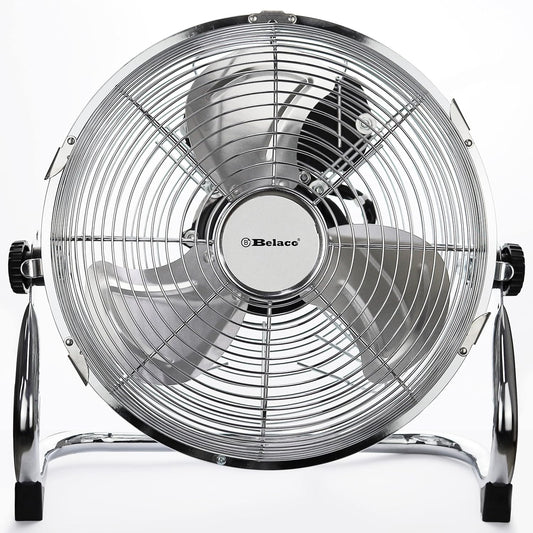 Metal floor fan